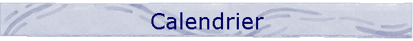Calendrier